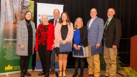 The Wills Extension Leadership Development Award was one of several awards given at the 2025 Kentucky Extension Conference. Photo by Martin-Gatton CAFE.